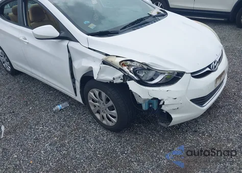 2012 Hyundai Elantra Gls из США, поврежденный, VIN 5NPDH4AE5CH150527